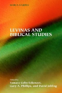 portada levinas and biblical studies (in English)