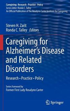 portada caregiving for alzheimer s disease and related disorders: research practice policy (in English)