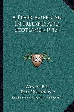 portada a poor american in ireland and scotland (1913) (en Inglés)