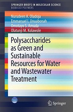 portada Polysaccharides as a Green and Sustainable Resources for Water and Wastewater Treatment (Springerbriefs in Molecular Science) (en Inglés)