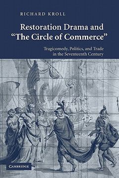 portada Restoration Drama and 'the Circle of Commerce' Paperback (en Inglés)