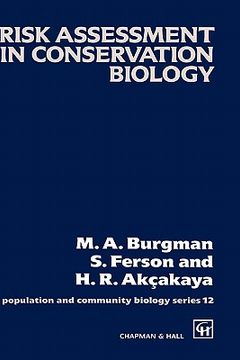 portada risk assessment in conservation biology (en Inglés)