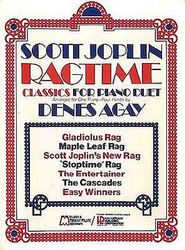 portada scott joplin's ragtime classics