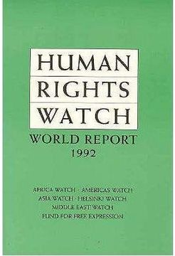 portada Human Rights Watch World Report, 1992: Events of 1991