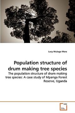 portada population structure of drum making tree species (en Inglés)