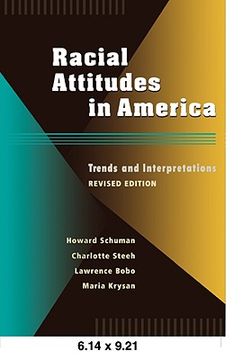 portada racial attitudes in america: trends and interpretations, revised edition
