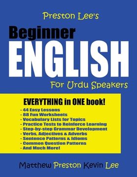 portada Preston Lee's Beginner English For Urdu Speakers (en Inglés)