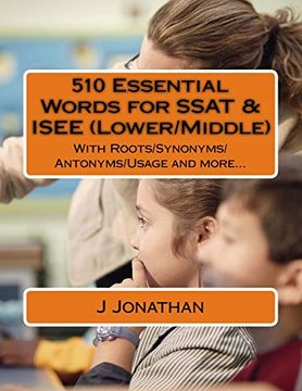portada 510 Essential Words for Ssat & Isee (Lower (en Inglés)