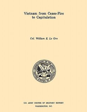 portada vietnam from ceasefire to capitulation (u.s. army center for military history indochina monograph series) (en Inglés)