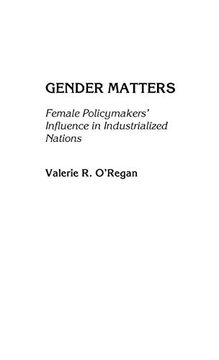 portada Gender Matters: Female Policymakers' Influence in Industrialized Nations 