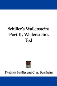 portada schiller's wallenstein: part ii, wallenstein's tod