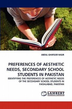 portada preferences of aesthetic needs, secondary school students in pakistan