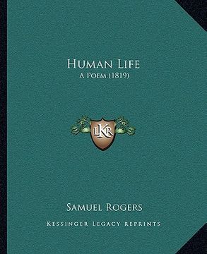 portada human life: a poem (1819) (en Inglés)