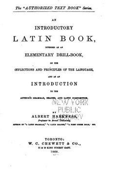 portada An Introductory Latin Book, Intended as an Elementary Drill-book