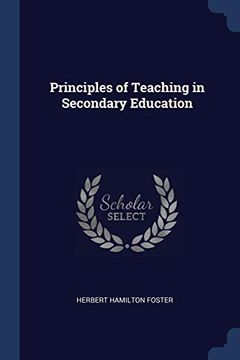 portada Principles of Teaching in Secondary Education 