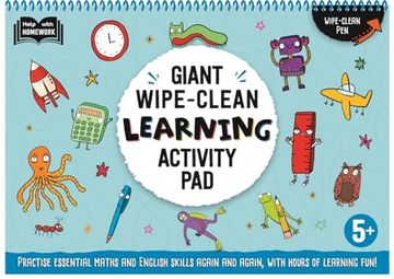 portada 5+ Giant Wipe-Clean Learning Activity pad (en Inglés)