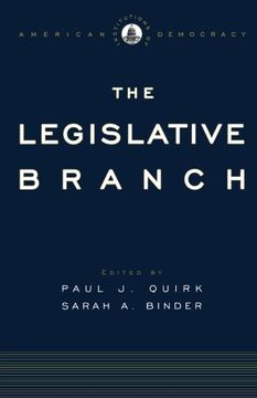 portada Institutions of American Democracy: The Legislative Branch (en Inglés)
