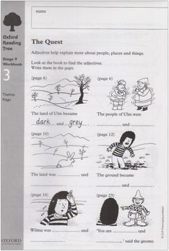 portada Oxford Reading Tree: Level 9: Workbooks: Workbook 3: The Quest and Survival Adventure (Pack of 6)
