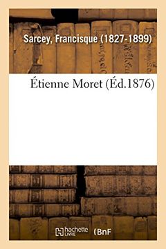 portada Étienne Moret (Littérature) (en Francés)