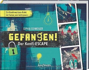 portada Gefangen! - der Konfi-Escape ein Konfirmations-Krimi mit Seiten zum Auftrennen (in German)