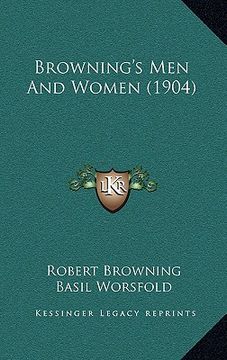 portada browning's men and women (1904) (en Inglés)