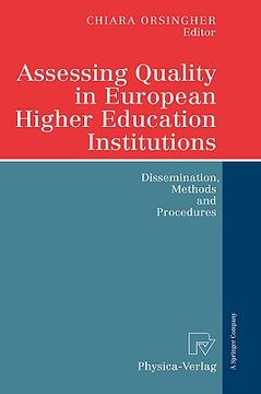 portada assessing quality in european higher education institutions: dissemination, methods and procedures