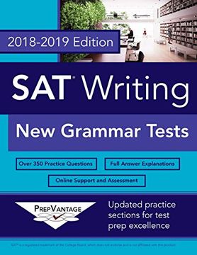 portada Sat Writing: New Grammar Tests, 2018-2019 Edition (en Inglés)