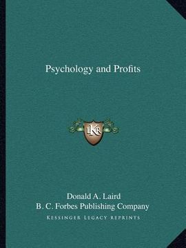 portada psychology and profits (en Inglés)