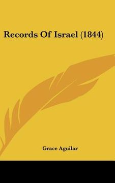 portada records of israel (1844) (en Inglés)
