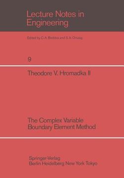 portada the complex variable boundary element method (en Inglés)