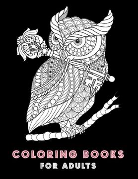 portada Coloring Books For Adults: 30 Coloring Detailed Coloring Pages For Adults, Teenagers, Tweens, Older Kids, Zendoodle 8.5" x 11" (in English)