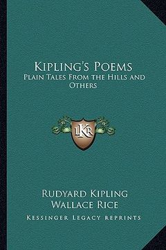 portada kipling's poems: plain tales from the hills and others (en Inglés)