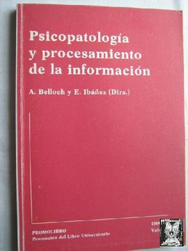 portada Psicopatologia y Procesamiento de la Informacion