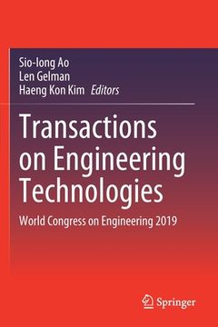 portada Transactions on Engineering Technologies: World Congress on Engineering 2019 (in English)