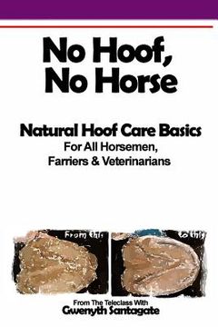 portada No Hoof, No Horse: A Basic Guide To Natural Hoofcare Basics for Horsemen, Farriers & Vetrinarians (en Inglés)