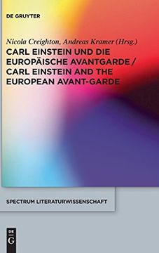 portada Carl Einstein und die Europaische Avantgarde (en Alemán)