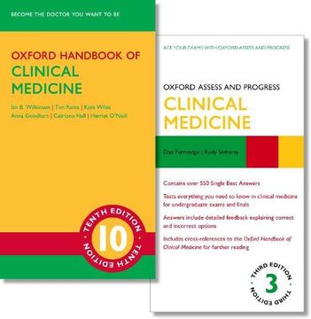 portada Oxford Handbook of Clinical Medicine 10e and Oxford Assess and Progress: Clinical Medicine 3e (en Inglés)