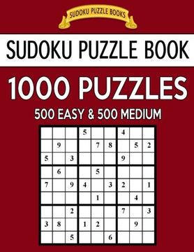 portada Sudoku Puzzle Book, 1,000 Puzzles, 500 EASY and 500 MEDIUM: Improve Your Game With This Two Level BARGAIN SIZE Book (Sudoku Puzzle Books) (Volume 8)