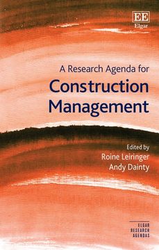 portada A Research Agenda for Construction Management (Elgar Research Agendas) (en Inglés)