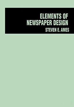 portada Elements of Newspaper Design (en Inglés)