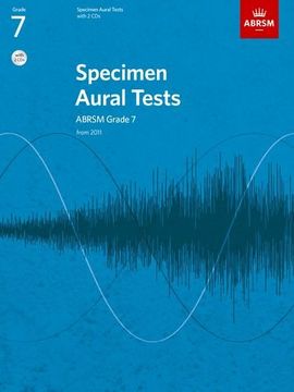 portada Specimen Aural Tests, Grade 7 with 2 CDs: new edition from 2011 (Specimen Aural Tests (ABRSM))