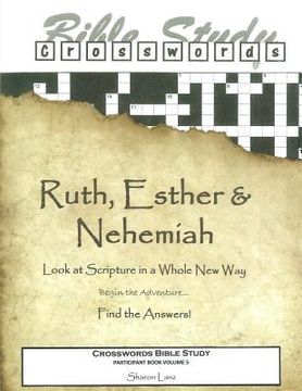 portada Crosswords Bible Study: Ruth, Esther and Nehemiah Participant Book (en Inglés)