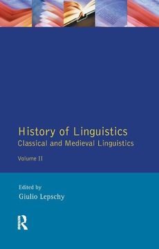 portada History of Linguistics Volume II: Classical and Medieval Linguistics (in English)