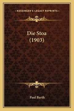 portada Die Stoa (1903) (in German)