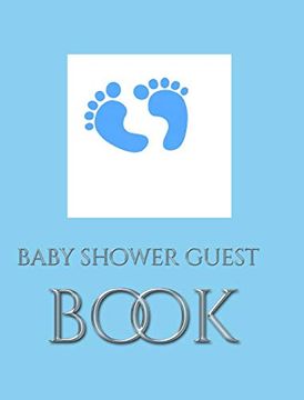 portada Baby boy Shower Stylish Guest Book 