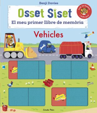 portada Osset Siset. El meu Primer Llibre de Memoria. Vehicles (en Catalán)