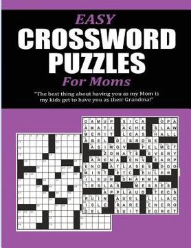 portada Easy Crossword Puzzles for Moms (en Inglés)