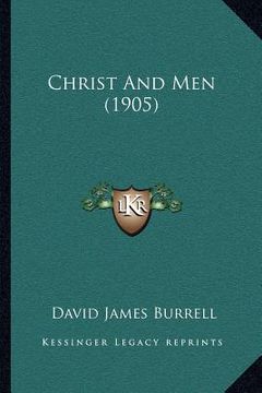 portada christ and men (1905) (in English)