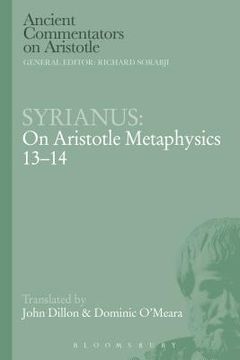 portada Syrianus: On Aristotle Metaphysics 13-14 (en Inglés)