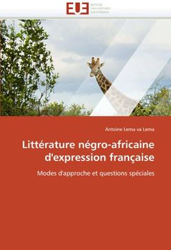 portada Litterature Negro-Africaine D'Expression Francaise